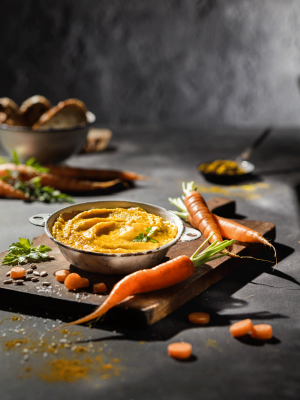 Curry Karotte Sonnenblumenkerne Aufstrich | Hangar im Lilienthalhaus | Eventlocation | Green Rosin Braunschweig | Restaurant | Bistro | Vegetarisch | Vegan | Flughafen